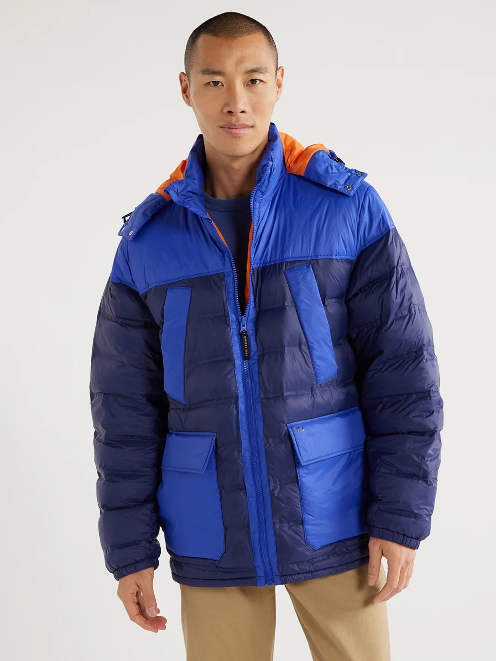Free Assembly Quilted Mountain Jacket with Hood